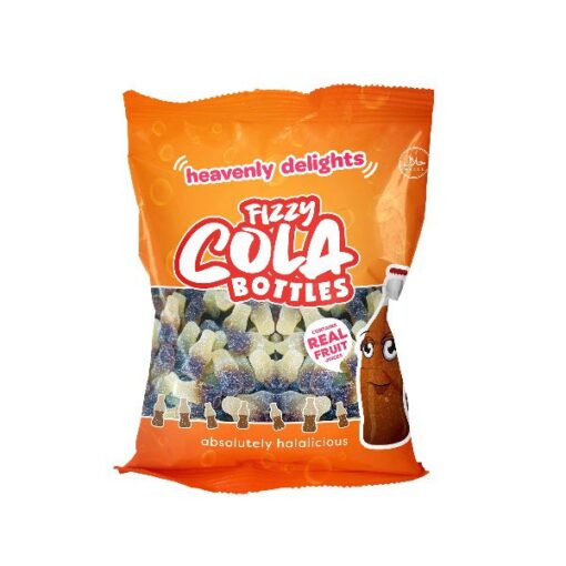 HEAVENLY DELIGHTS fizzy cola bottles 80 g