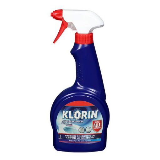 KLORIN RENGJØRING Med klor spray 500 ml