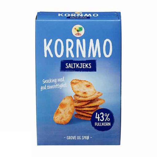 KORNMO SaltKjeks 43% Fullkorn 120 g