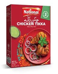 Unn deg en tradisjonell desi BBQ ved å bruke National's Chicken Tikka Mix for å lage signatur chicken tikka med den perfekte blandingen av varme krydder for saftig og saftig kylling. Nå kan du nyte autentisk krydret og deilig kylling-tandoori hjemme uten ekstra stress. Denne blandingen kan brukes som krydder eller smakstilsetning til andre retter som smørbrød, pasta og mange flere.