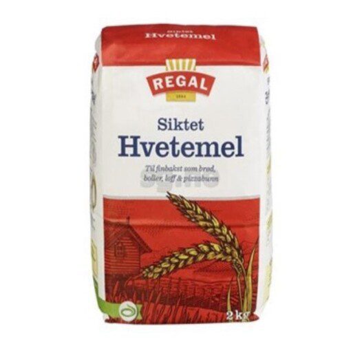 REGAL Siktet Hvetemel 2 Kg