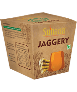 SUHANA Jaggery Unrefined Goor Naturlig Rørsukker 900 g
