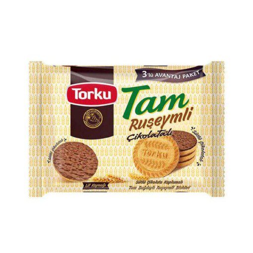 TORKU Ruseymli Sjokolade Kjeks 3 pk
