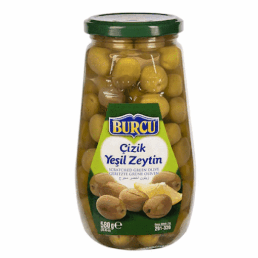 BURCU Grønn Oliven Med Stein Cizik Ripet 1500 g