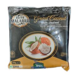 Malabar kokosnøtt (400 g) er et praktisk frossenprodukt laget av ferske, høykvalitets kokosnøtter, ofte brukt i det sør-indiske kjøkken. Den tilbyr den autentiske smaken og aromaen av nyrevet kokosnøtt, noe som gjør den ideell for ulike retter som karriretter, chutneyer og desserter. Dette produktet er klart til bruk rett fra pakken, og sparer tid ved tilberedning av måltider uten at det går på bekostning av smaken. Det er et populært valg for husholdninger som leter etter et enkelt og pålitelig kokosnøttalternativ.