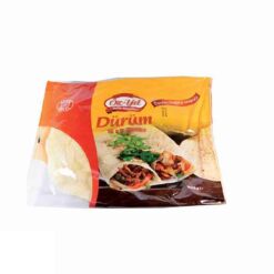 IPEK/ØZ-YIL Durum Brød 16x30cm Tortillas Durum tortilla - 16 stykker med en diameter på ca 30cm. Tortilla er en type flat, rund kake laget av mais- eller hvetemel, brukt som brød og bunn for andre retter.