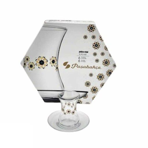 PASABAHCE Te glass sett (Golden Wind) 1x6stk