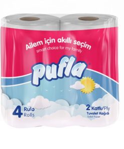 PUFLA 4 Rull Toalettpapir