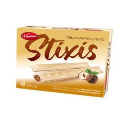 Opplev den perfekte blandingen av crunch og kremethet med Stixis. Hver bit byr på et utbrudd av syrlig sitronsmak, perfekt supplert med den sprø teksturen til oblatskallet. Skaper en himmelsk matopplevelse.
