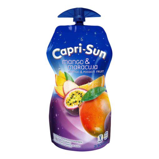 Capri-Sun har aldri smakt så eksotiskt! Så snart du skrur opp korken, venter et smaks-eventyr. Sommer hele året! Mango&Passionsfrukt danner det perfekte paret i denne forfriskende Capri-Sun fruktjuicedrikken. Uten fargestoffer Uten kunstige søtningsmidler
