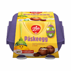 Freia Påskeegg er sjokoladeegg laget av deilig melkesjokolade fylt med melkekrem. Perfekt for påskeegget, til å dele eller kose seg med en og en bit.