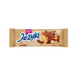 Se etter et øyeblikk med nytelse og prøv en sandkakekjeks, rørt med delikat kaffesmakskaramell med hasselnøtter og riskrips. Det hele trøstes av deilig melkesjokolade, tilberedt etter en tradisjonell oppskrift.
