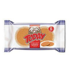 I dag tilfører Caramel Waffle smak til te- og kaffetimene til vaffelelskere. Du kan spise den deilige minivaffeldeigen ren eller med forskjellige frokostvarer. Syltetøy, honning, peanøttsmør, valget er ditt!