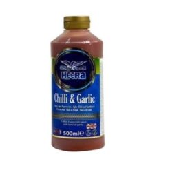Krydre måltidene dine med Heera chili hvitløkssaus, et allsidig krydder som gir en perfekt balanse mellom varme og smak til rettene dine.