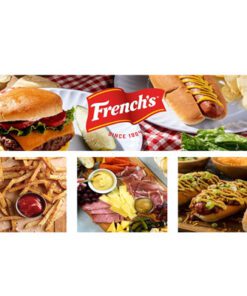 French's fortsetter sin arv av kvalitet med Frenchs tomatketchup. Laget med kanadiske tomater for en søt og syrlig smak, French's Tomato Ketchup er ikke-GMO-prosjektverifisert, glutenfri og fri for høyfruktose maissirup, kunstige farger.