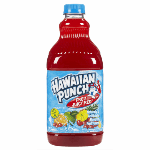 Hawaiian Punch ble opprinnelig laget i 1934 som en iskremtopping; en fruktig sirup med tropisk smak! Kunder oppdaget senere at Hawaiian Punch blandet seg fantastisk med vann for å lage en forfriskende og fruktig drink.