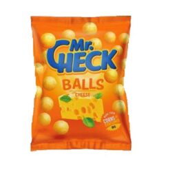 MR.CHECK Corn Snacks Ost Ball MR.CHECK Corn Snacks Ost Smak Ball Chips er sprø og med herlig Ost Smak