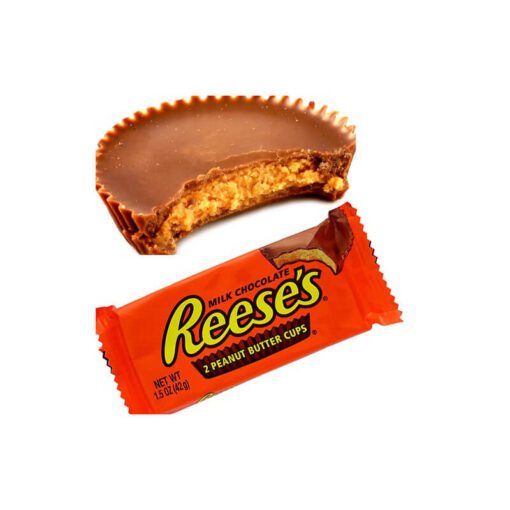 Opplev den uimotståelige smaken av Reese's Peanut Butter Cups Perfekt kombinasjon av peanøttsmør og melkesjokolade Reese's Peanut Butter Cups er en herlig blanding av glatt peanøttsmør og kremet melkesjokolade. Hver bit gir en harmonisk balanse mellom søtt og salt, med en konsistens som smelter i munnen.
