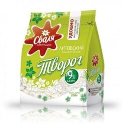 SVALIA Ostemasse 0.9% Cottage cheese "Svalya" 0,9% er et tradisjonelt fermentert melkeprodukt med en delikat, behagelig tekstur og moderat syrlighet. Den lager gode ostekaker, gryteretter, ostemassemousser og lett snacks.