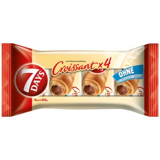 7 DAYS croissssant cocoa 4 pcs x 65 g
