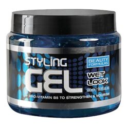BEAUTY FORMULAS Styling Gel wet look 500 ml