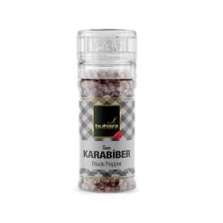 BUHARA Pepper Svart hel Kvern glass 110 g