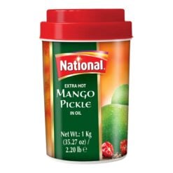 NATIONAL Extra Hot Mango Pickle i Olje 1 Kg
