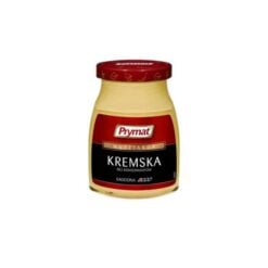 Sublim og mild smak av Prymat Cream sennep er laget av bankede hvite sennepskorn. Det forbedrer smaken av kalde og varme retter perfekt.