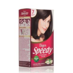 Bigen speedy Conditioning-fargeserie  er utviklet til en rekke hårfarger som har som mål å hjelpe håret under farging og gi langvarige resultater med full dekning av grått hår.