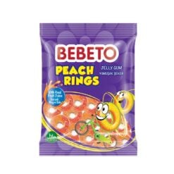 BEBETO Fersken Rings Godteri