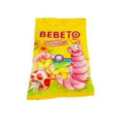 BEBETO Sour Worms Godteri