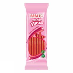 BEBETO Wacky Sticks Jordbær 175 g