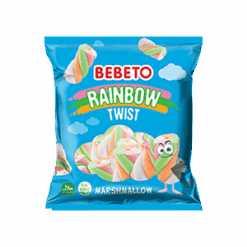 BEBETO Rainbow Twist Marshmallow 275 g