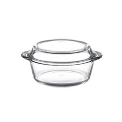 BORCAM Rund BOROSILIKATGLASS Med lokk