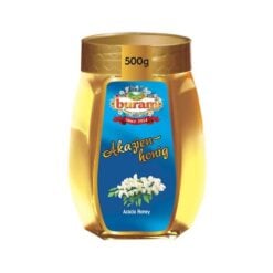 BURAM Akasya Honning Med kube 500 g