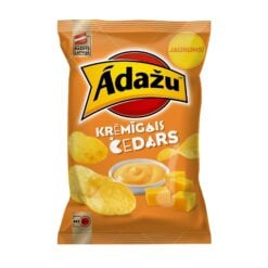 Å være sammen med venner er ikke tenkelig uten tilstedeværelsen av potetgull. Det er en enkel og smakfull måte å gjøre hver dag til en liten feiring og skape en følelse av fellesskap. Velg mellom en rekke smaker som alle vil like! Mens du spiser «Ādažu čipsi'', forblir alt ditt daglige stress bak, og du kan nyte oppholdet fullt ut med folk som står deg nær. Bare den populære smaken av "Ādažu čipsi" er elsket så høyt og er i stand til å forene mennesker!