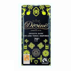 DIVINE Smooth Dark Gin And Tonic Sjokolade 70% Kakao 90 g