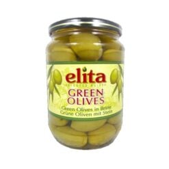 ELITA Grønn Oliven Med Stein 700 g