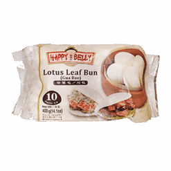 HAPPY BELLY Lotus leaf bun Gua bao 10pcs Banh bao