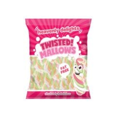 HEAVENLY DELIGHTS Mallows Twisted Jordbær 140 g