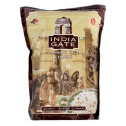 India Gate Basmati Rice: Når det gjelder tilberedning av basmatiris , er det avgjørende å velge et merke av høy kvalitet som India Gate. India Gate Basmati Rice er kjent for sine lange, slanke korn og overlegne aroma, noe som gjør den til et populært valg blant kresne kokker. Se etter India Gate-merket for å sikre at du får den beste basmatirisen til dine kulinariske kreasjoner.