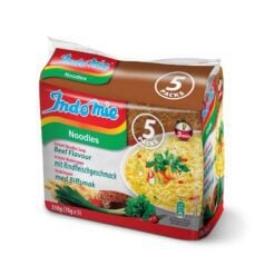 INDOMIE Beef Smak Nudler 5pk 350 g