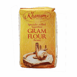 KHANUM Gram Flour Kikertermel Besan 2Kg