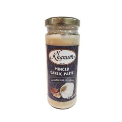 KHANUM Hakket Hvitløk Paste 220 g
