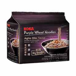 KOKA Purple Aglio Olio Flavor Noodles 340 g