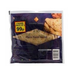 LEICESTER Bakery Plain naanBrød 3pk