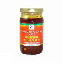 LIN LIN Sterk chili Med peanut olje 320 g fried Crispy