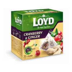LOYD Cranberry & Ingefær Tranebær & ingefær te 20 Pk