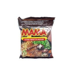 Mama Instant Cup Noodle with Beef Flavor er en ideell matbit. EN veldig populær matbit blant thailenderne som minner om thai retter. Tilsett varmt vann for å lage en veldig tradisjonell krydret matbit. Perfekt til nudelsuppe og nudelsalat eller som snacks. Kommer med en liten gaffel.