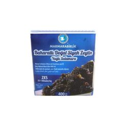 MARMARA BIRLIK Svart Oliven Med Stein Sele Cesnili 400 g